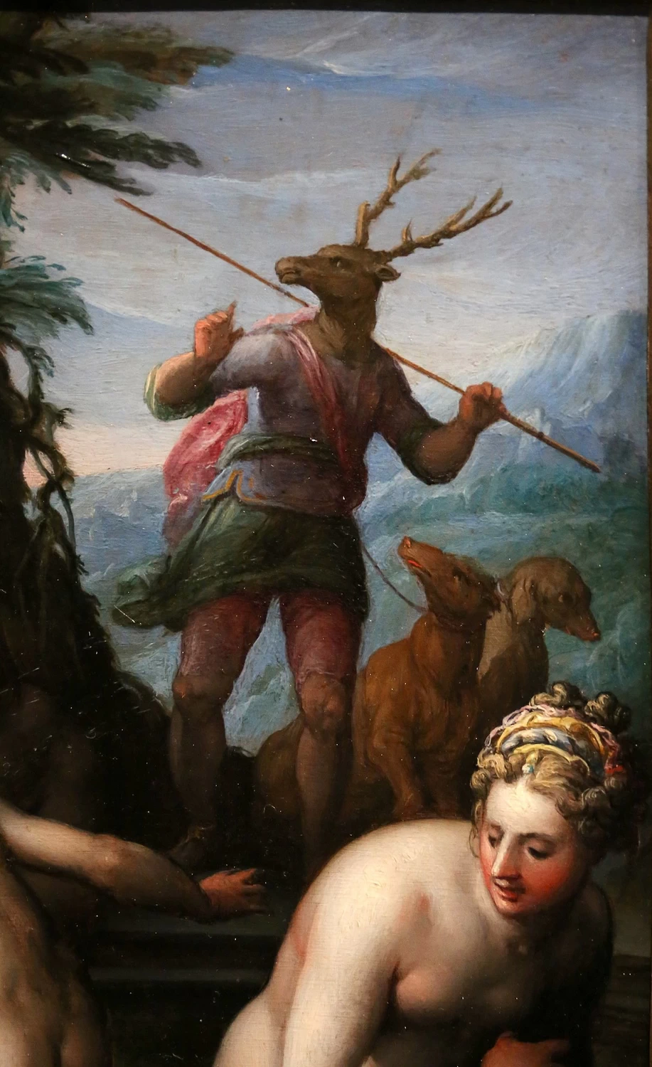Diana e Atteone - Museo Borgogna (Vercelli), dettaglio